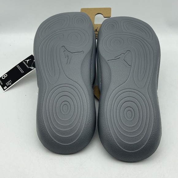 Nike Air Jordan Hydro 6 Slide Sandals 881473-004 Cool Grey White Wolf Grey Sz 8 - Picture 5 of 5